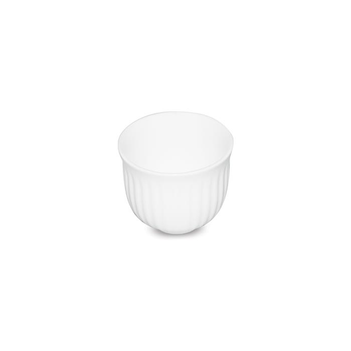 فنجان اسپرسو چینی زرین ایران طرح سفید بسته 6 عددی